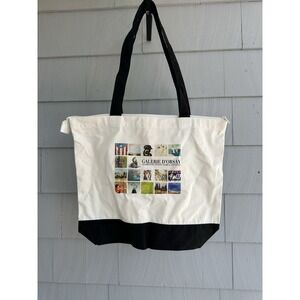 Galerie d'Orsay Paris Canvas Tote‎ Bag Art Print Zip Top